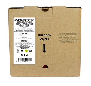 Bodrum Mandalinası Doğal Zeytinyağlı Köpük Sabun 5 lt - Bag in Box